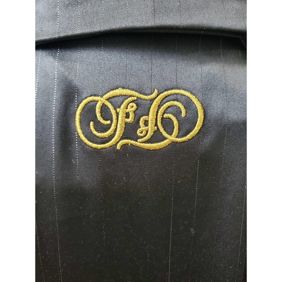 Fabulosity Women Solid Black Polyester Long Sleeve Buttons Front Long Jacket XL - Picture 7 of 12